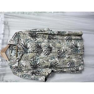 Men's Caribbean Rayon Hawaiian Shirt Size XLT‎